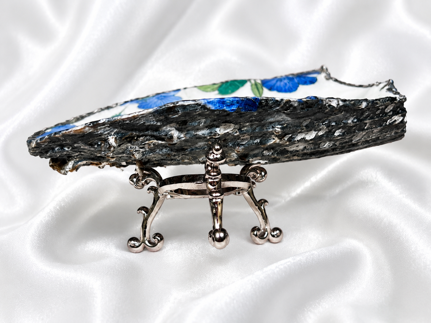 Handcrafted Seashell Crystal Dish