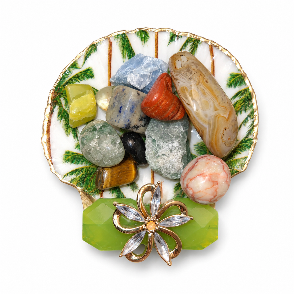 Scallop Crystal Tray (No Crystals Included)