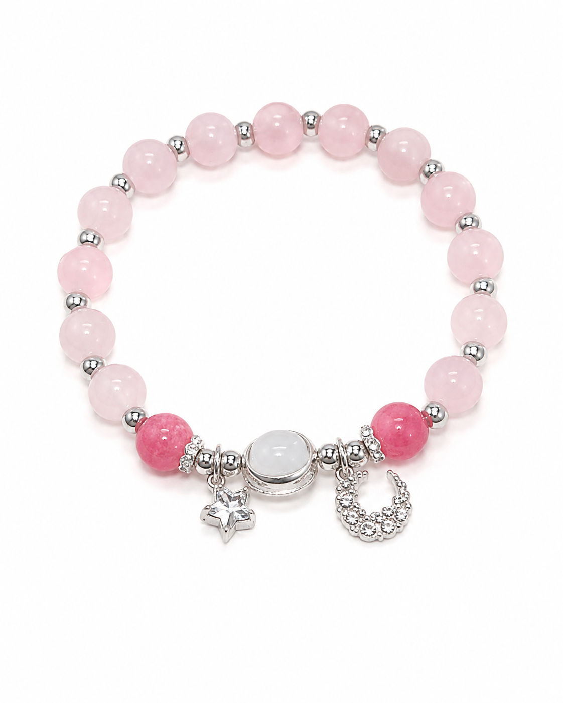 Moon Themed Crystal Bracelet
