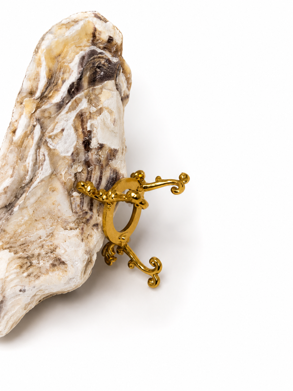 Handcrafted Oyster Crystal Dish