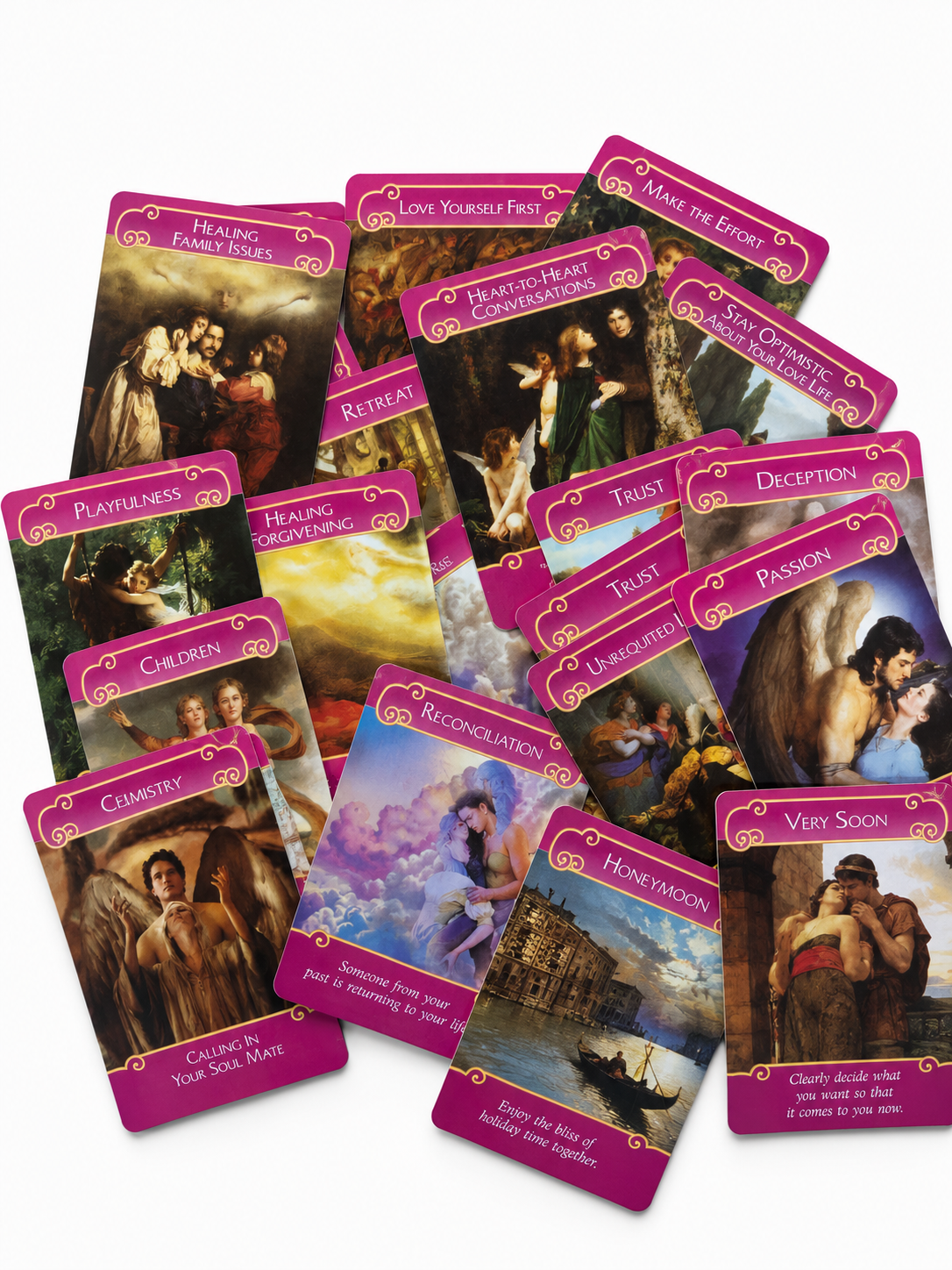 Pocket Romance Angels Oracle Cards