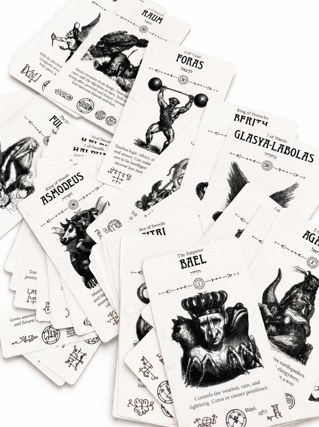 Occult Tarot Cards [Around 4in x 2in]