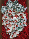 Handcrafted Oyster Strawberry Aesthetic Hanging Decor