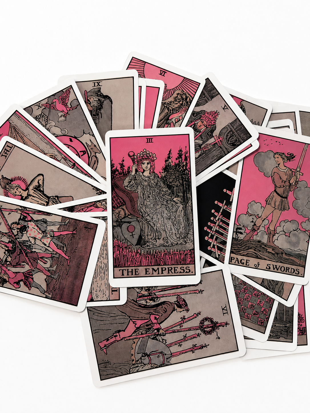 Pink Pocket Tarot Cards