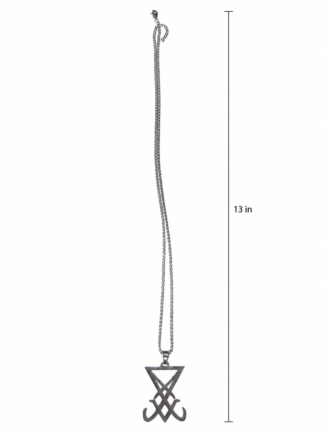 Stainless Steel Church of Satan Necklace Satanism