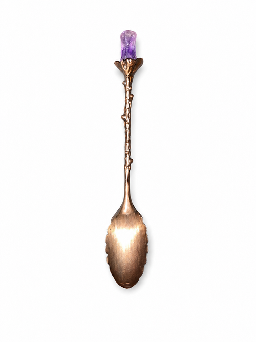 Amethyst Herb Mini Spoon