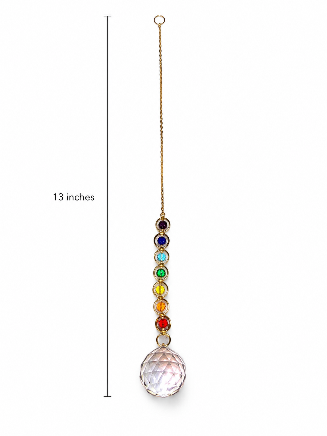 Chakra Themed Sun Light Catcher
