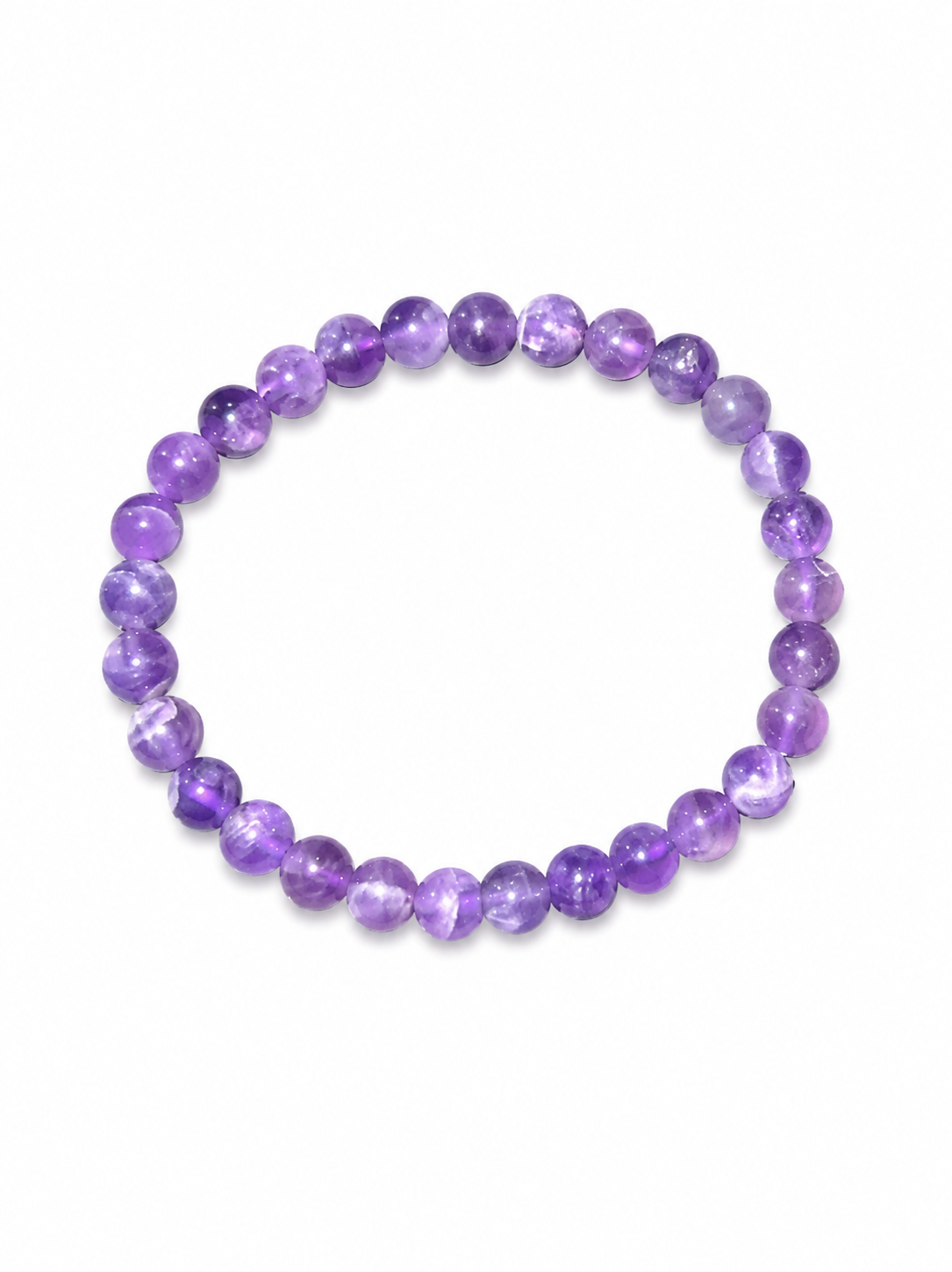 Amethyst Beaded Healing String Bracelet