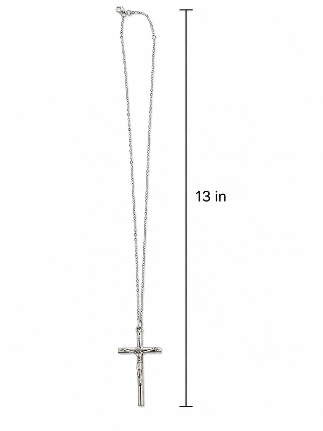 Handcrafted Christian Jesus on the Cross Necklace