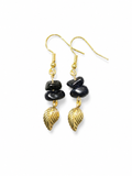 Handcrafted Blue Goldstone Hippie Earrings