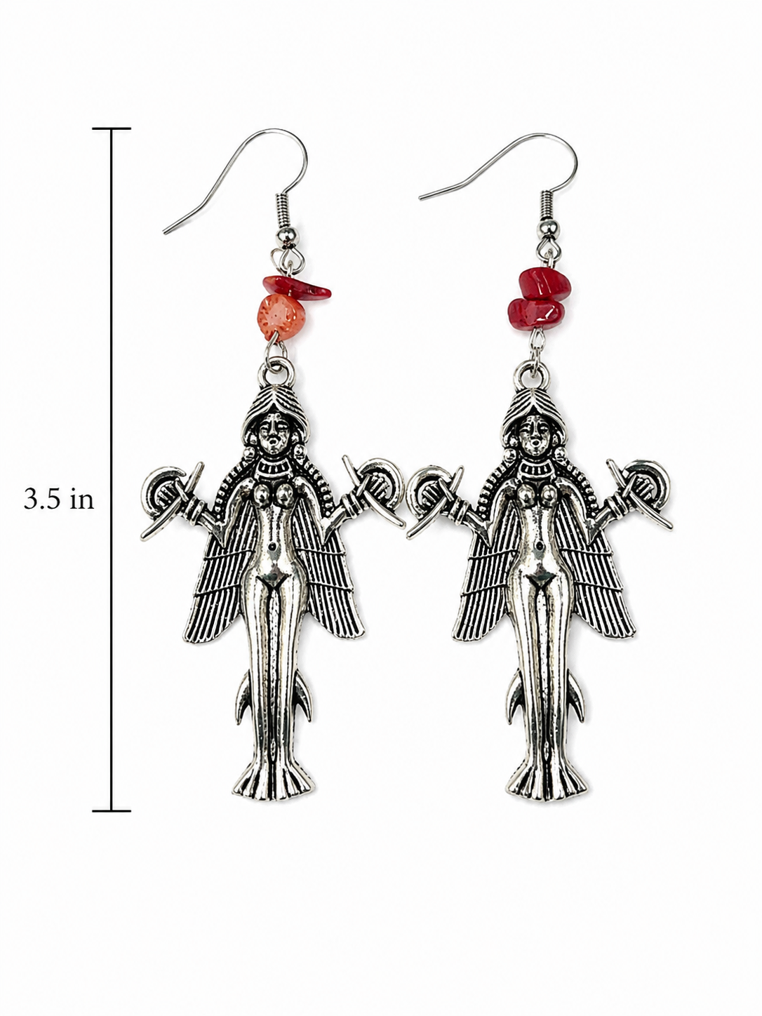 Handcrafted Lilith Pendant Earrings