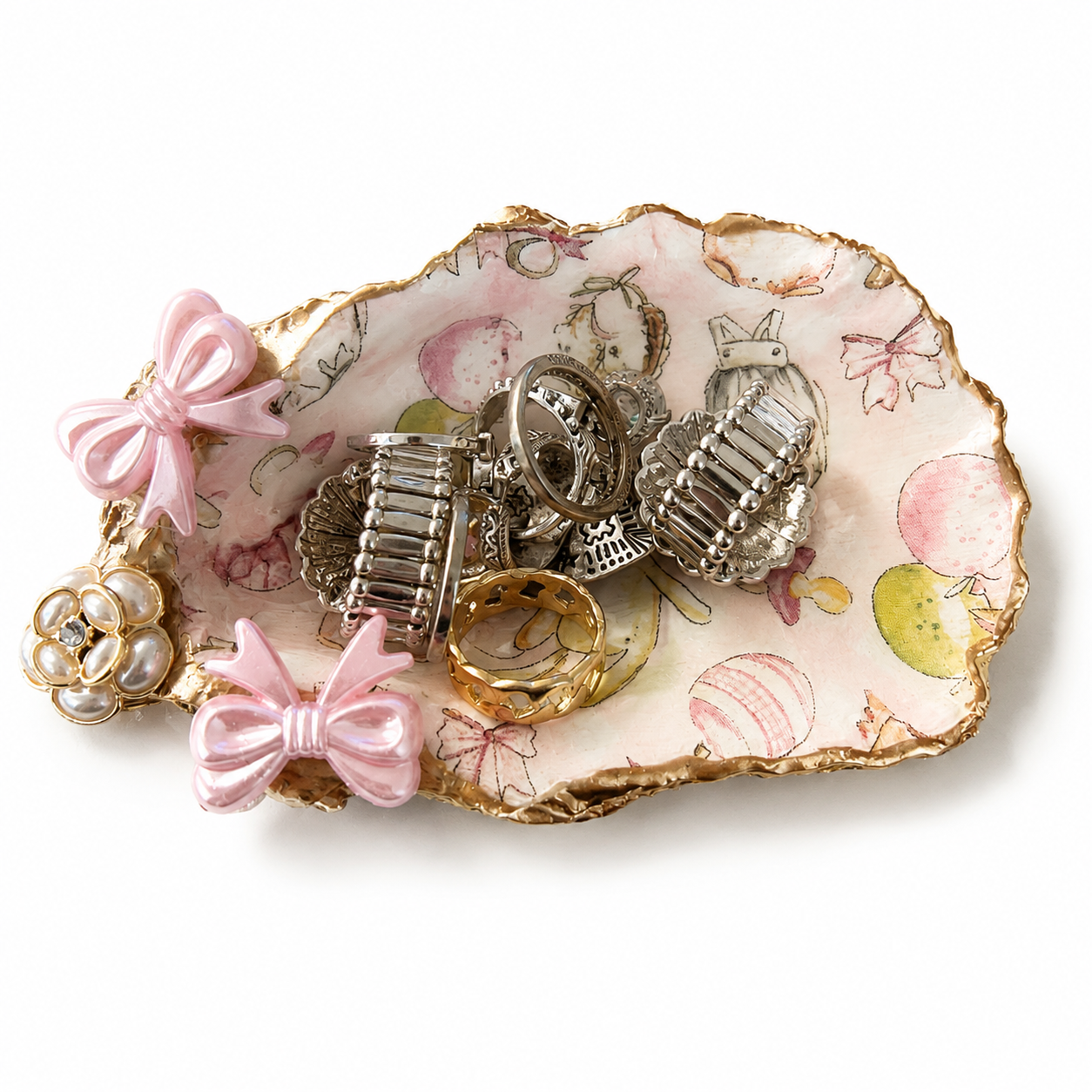Handmade Oyster Ring Trinket Dish
