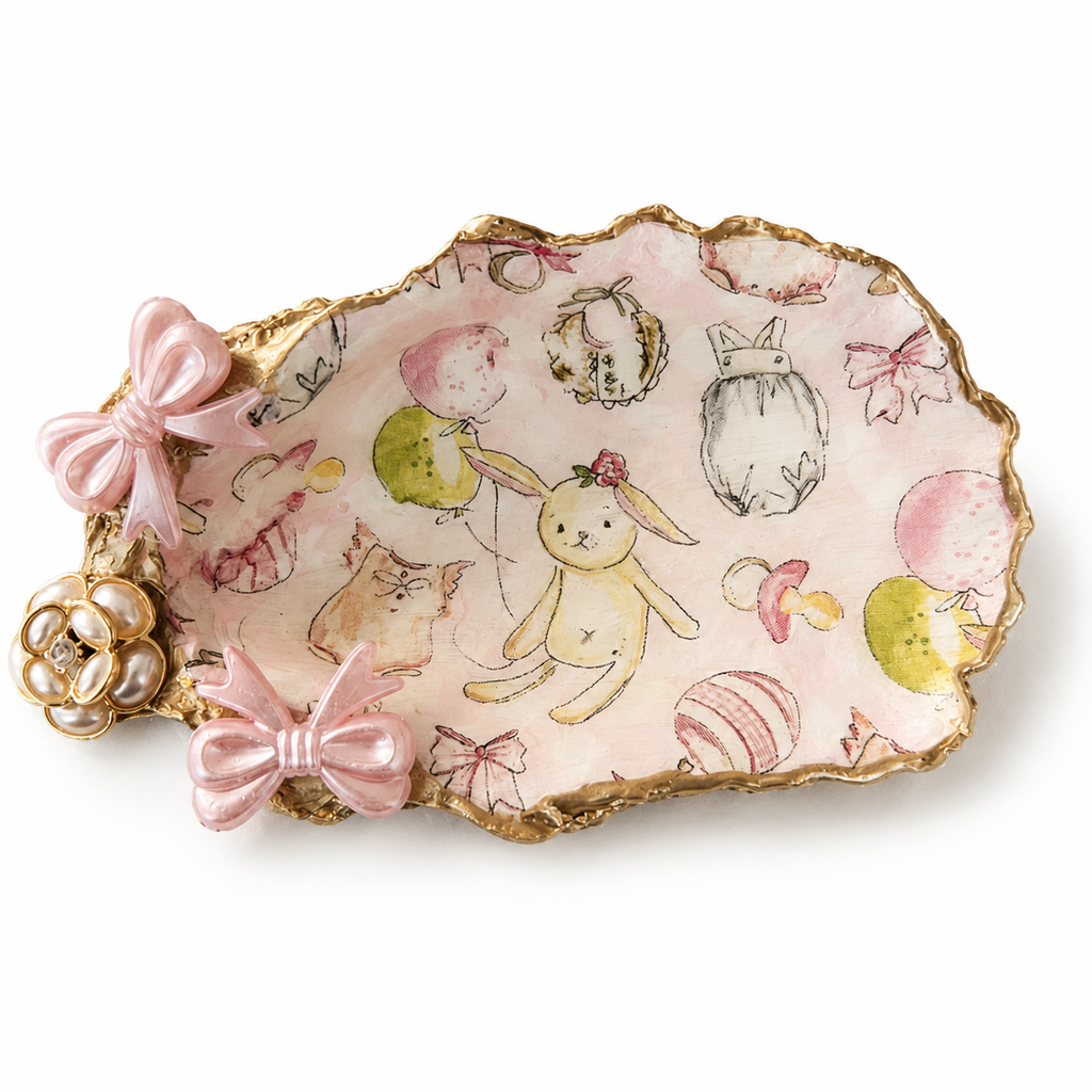 Handmade Oyster Ring Trinket Dish