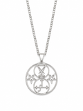Stainless Steel Church of Lucifer and Lilith Sigil Pendant Necklace