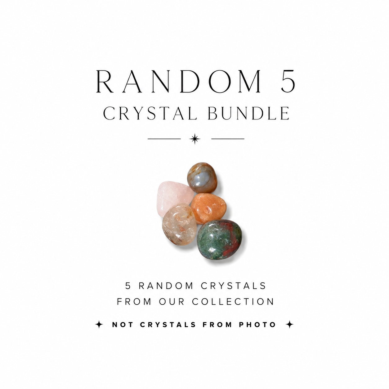 Intuitively Picked Five Random Crystals