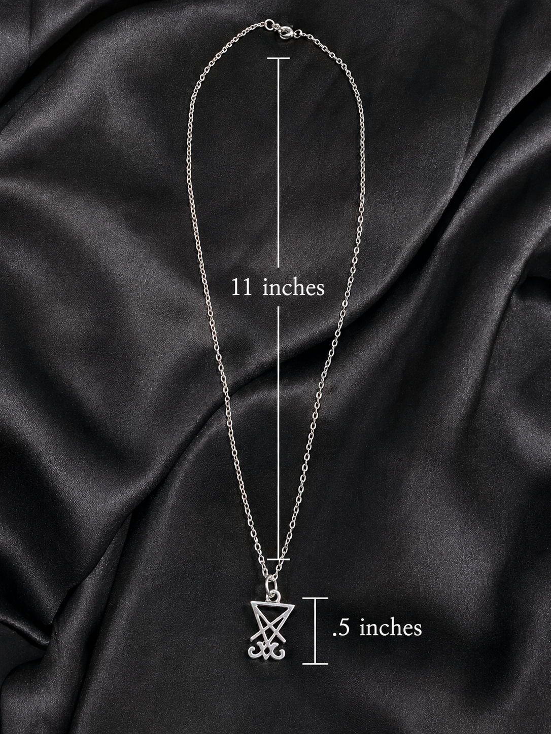 Handcrafted Sigil of Lucifer Necklace