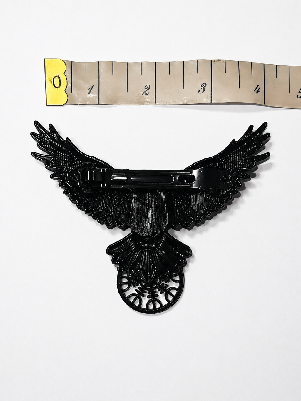 Goth Crow Hair Clip