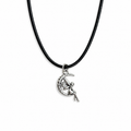 Handcrafted Fairy and Crescent Moon Necklace