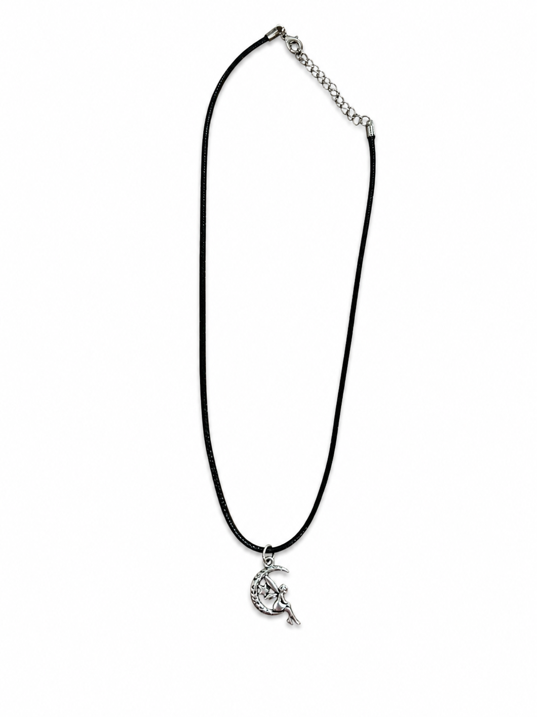 Handcrafted Fairy and Crescent Moon Necklace