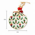 Handcrafted Beach Seashell Christmas Ornament